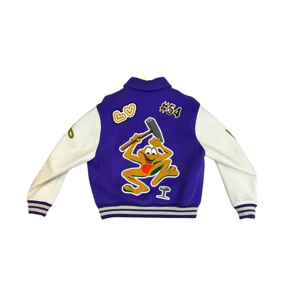 Jaqueta Louis Vuitton Runaway Frog Varsity Purple